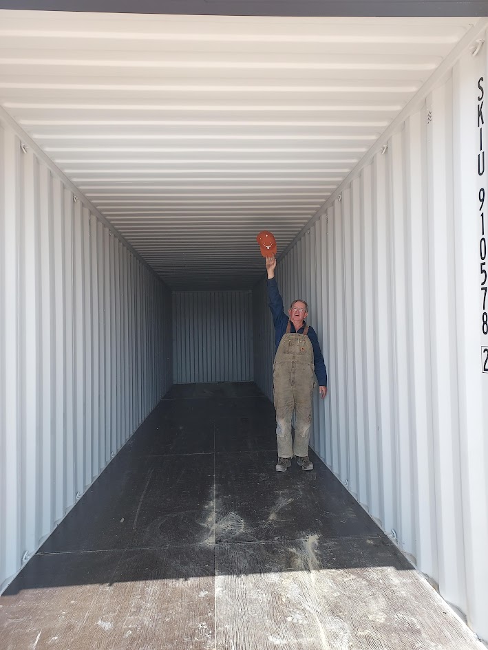 As-is shipping container for sale — affordable option for DIY projects
