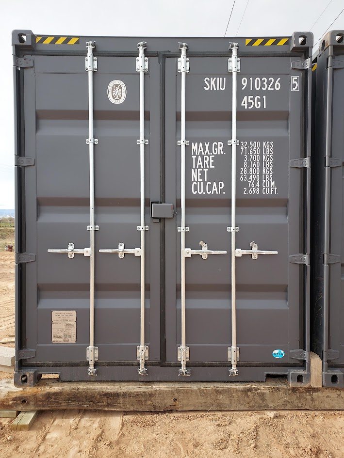 Multiple shipping containers at Fort Knox Self Storage facility Vernal