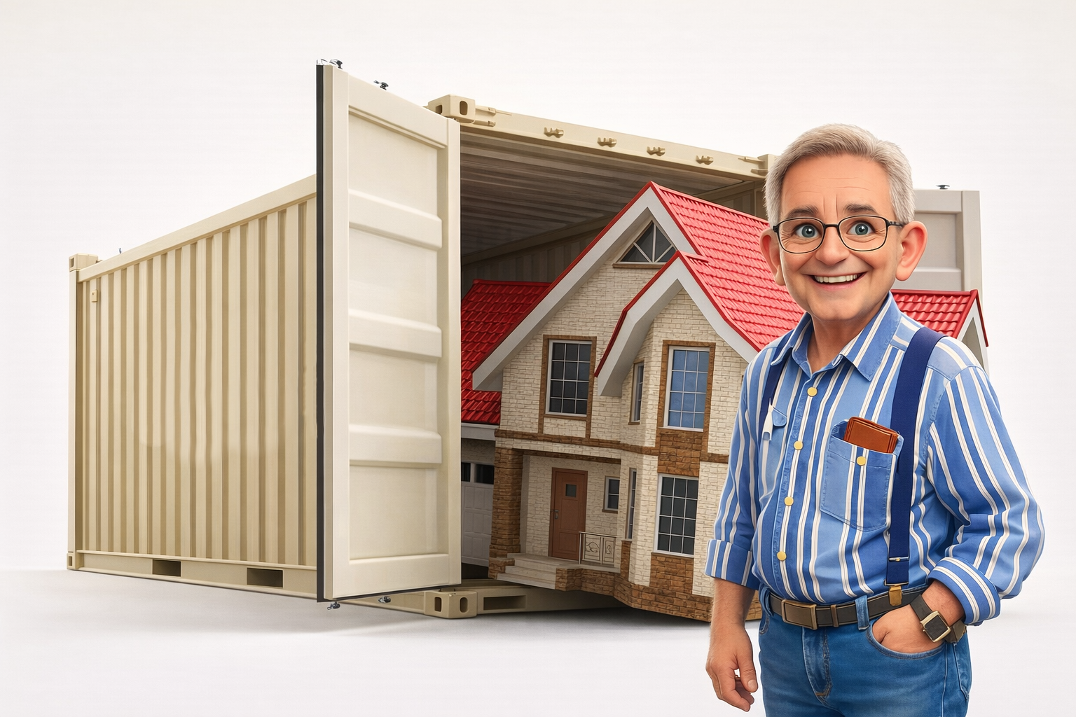 James Richards overseeing container delivery and setup in Vernal Utah