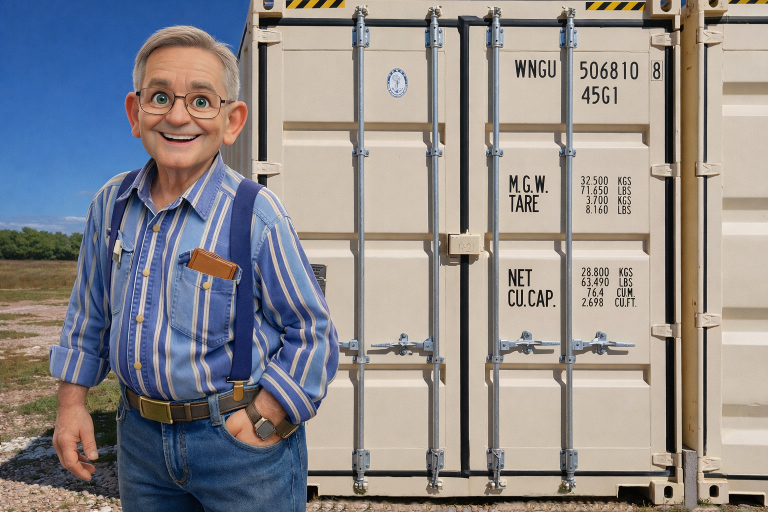 Secure container storage for oilfield equipment — Fort Knox Vernal
